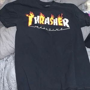 Thrasher shirt with flames